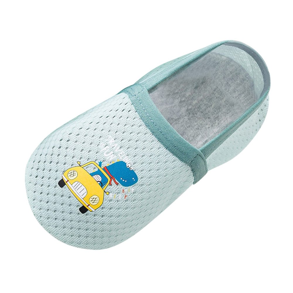 Little Boys Shoes Animal Kids Boys Girls Socks Barefoot Aqua Shoes Socks Non Slip Floor (Mint Green, 18-24 Months)