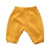 Boys Patterned Pants Toddler Kids Baby Boy Girl Cotton Linen Elastic Basic Harem Long Pants (Yellow, 12-18 Months) view 1