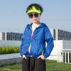 Girls Shirts 5t Kids Boys Girls Sun Protection Hoodie Jacket Toddler Lightweight Summer Breathable (Blue, 5 Year) view 2