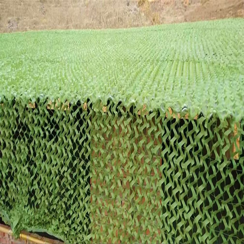 LGLFDJ Green Camo Netting Roll Lightweight, Reusable Sunshade Camouflage Netting, Military Decoration Background Camo Net, Outdoor Camping Hunting Blinds (Size : 2X5m(6.5ft X 16ft))