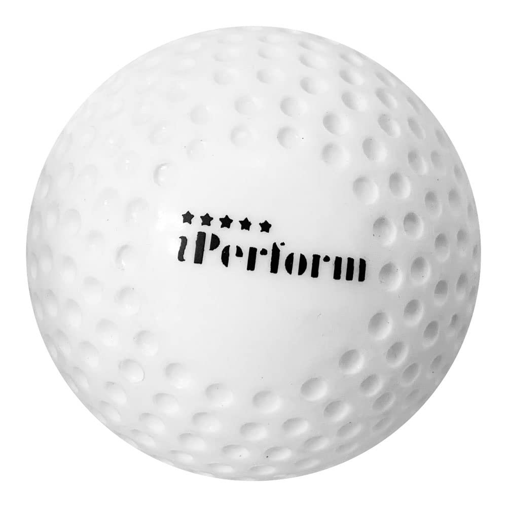 IPERFORM Field Hockey Ball Dimple (White/One Single Ball)