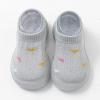 Toddler Boys Boots Infant Boys Girls Socks Shoes Toddler Breathable Mesh The Floor Socks Non Slip (Grey, 12-18 Months) view 2