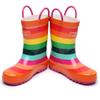 RAINANGEL Toddler Rain Boots with Easy-On Handles in Fun Printed & Colors, Unisex-Child Outdoor Kids Boots, Size 11 view 3