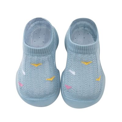 Toddler Boys Boots Infant Boys Girls Socks Shoes Toddler Breathable Mesh The Floor Socks Non (Dark Blue, 6-12 Months)