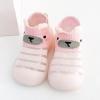 Size 3 Boys Shoes Infant Boys Girls Animal Prints Cartoon Socks Shoes Toddler Breathable Mesh The (Pink, 12-18 Months) view 3