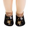 Crib Shoes Animal Kids Boys Socks Barefoot Aqua Shoes Socks Non Slip Girls Floor Cartoon Pattern Mesh (Black, 3-4 Years) view 4