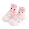 Born Navy Shoes Infant Boys Girls Animal Prints Cartoon Socks Shoes Toddler Breathable Mesh The Floor (Pink, 2-3 Years) view 1