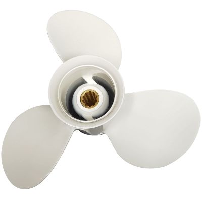 DLNIG 9 7/8 x 11 1/4-F Boat Moto Aluminum Propeller - for Yamaha Outboard Engines 20-30hpfor Yamaha F25 20HP 25HP 30HP 664-45947-01-EL10 Spline Tooth9.875x11.25RH - Aluminum Outboard Propeller