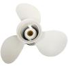 DLNIG 9 7/8 x 11 1/4-F Boat Moto Aluminum Propeller - for Yamaha Outboard Engines 20-30hpfor Yamaha F25 20HP 25HP 30HP 664-45947-01-EL10 Spline Tooth9.875x11.25RH - Aluminum Outboard Propeller view 1