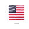 ABOOFAN Women's Scarves American Flag Square Hair Bandana Independence Day Patriotic Kerchief Head Scarf Bandana Square Hair Wraps Hair Decor for Women Girls Womens Headbands view 3