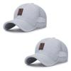 Magik 1-2 Pcs Men's Baseball Cap Snapback Sun Protection Breathable Sports Hat (Light Gray 2 Pack) view 1