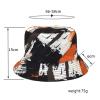 Bucket Rain Hats for Women Women Summer Fashion Beach Adjustable Washable Cotton Bucket Hat Sun Hat (Black, One Size) view 2