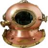 Nautica Decor Antique Diving Helmet US Navy Mark V Deep SCA| Anchor Engineering Helmet view 1