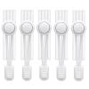 AIXMEET 5 Pairs Pure white shoe laces tieless, No Tie Shoe Laces for adults, Shoe Strings for Sneakers, No Tie Shoelaces for Kids and Adult, One Size Fits All, shoelaces for sneakers view 1