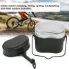 3 in 1 Military Mess Tin,Military Mess kit,Aluminium Nonslip Durable German Mess Tin,180 Temperature Resistant Military Lunch Box for Camping,Hiking,Cycling,Backpacking, Military Mess Tin Milita view 4