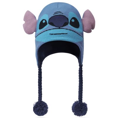 Disney Stitch and Blackjack Girls Winter Set with Hat, Beanie, Scarf & Gloves - Soft Warm Accessories