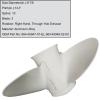 DLNIG 9 7/8x13-F Boat Moto Aluminum Propeller - for Yamaha Outboard Engines 20hp 25hp 30hp,Replace 664-45949-00-00 664-45949-02-EL,10 Spline Tooth,9.875x13 - Aluminum Outboard Propeller view 4