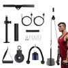 Uboway Weight Cable Pulley System: LAT Pull Down Machine with Dual Cable and Upgraded Loading Pin for Triceps, Back, Forearm, Shoulder, LAT and Lift Cable Pulley Attachments for Home Gym view 1