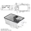 12V Shower Sump Pump System Boat RV Bilge 750GPH Marine Multi Port Drain Box view 4