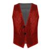 renvena Kids Boys Girls Glittering Sequins Performance Vest Sleeveless Jazz Hip Hop Street Dance Waistcoat Red 1-2 Years view 1