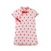 AnFeng Fall Dress for Girls Toddler Dress Sleeve Tang Dresses Princess Printed Cartoon Flowers Girls Suit Baby Short Floral Girls Dresses (G, 4-5 Years) view 1
