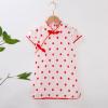 AnFeng Fall Dress for Girls Toddler Dress Sleeve Tang Dresses Princess Printed Cartoon Flowers Girls Suit Baby Short Floral Girls Dresses (G, 4-5 Years) view 2
