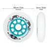 SKT HP Speed Inline Skate Wheels, 8 Pack 90mm 85A Replacement Roller Skate Wheels for Outdoor Speed Skating Skate Blue view 4