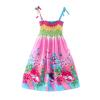 AnFeng Candy Dress Girls Toddler Kids Girls Floral Bohemian Flowers Sleeveless Beach Straps Dress Princess Clothes (Pink, 2 Years) view 1