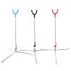 limaity Archery Bow Stand Holder Recurve Bow Stand Portable Foldable Bow Stand Use for Target Shooting Range Practice Competition (Blue) view 1