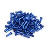 Bike Spoke Nipples Steel Spoke Nipples Mountain Bicycle Spoke Cap for 14G 40Pcs 6 * 14mm Blue view 1
