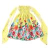 AnFeng Toddler Kids Girls Floral Bohemian Flowers Bowknot Sleeveless Beach Straps Dress Princess Clothes (Yellow, 2 Years) view 1