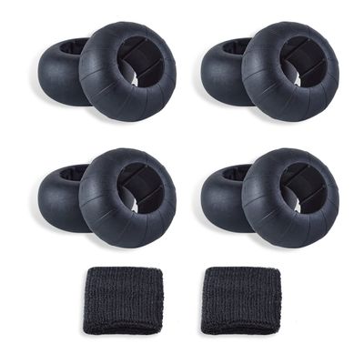 Yuyongshuai Bat Grip Choke Up Rings,Premium Choke Up Rings, Pressure Baseball Rings,Including: 8 Pack Choke up Rings, 2 Wrist Protectors (Back)