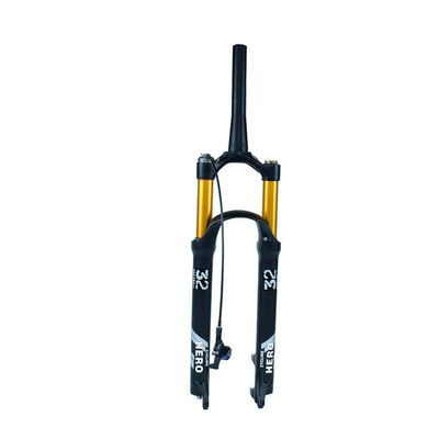 Jejy 1 1/8 Bicycle Suspension Fork, Mountain 26" Air Fork Threaded Steerer Bike Magnesium Alloy Bicycle 27.5 29 Accessories (Color : Tapered Remote Lockout, Size : 26inch)