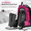 MORXPLOR Ski Boot Bag - 65L Padded, Waterproof Ski Travel Backpack for Gear & Accessories view 3