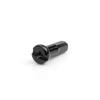 Bike Spoke Nipples Steel Spoke Nipples Mountain Bicycle Spoke Cap for 14G 40Pcs 6 * 14mm Black view 3