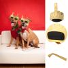 STOBOK Middle Finger Novelty Sunglasses Party Novelty Eyeglasses Flip Off Hand Shape Finger Sunglasses for Party Glasses Props (Golden) view 3