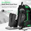 MORXPLOR Ski Boot Bag Backpack, 60L padded Ski Gear Bag & Snowboard Boot Bag,Large Capacity Waterproof Ski Travel Bag & Ski Boot Travel Backpack for Helmet,Goggles,Gloves,Skis,Snowboard Gear view 2