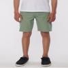 Boys Reserve Heather Hybrid Shorts, Sage, 22 view 2