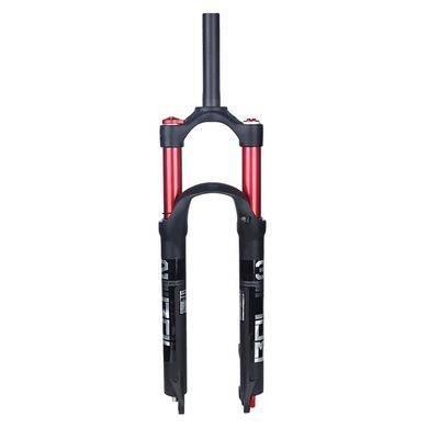 Jejy 26 27.5 29 Inch Mountain Bike Air Fork red, Bicycle Shock Absorber Suspension Front Forks Outdoor (Color : Red, Size : 29inch)