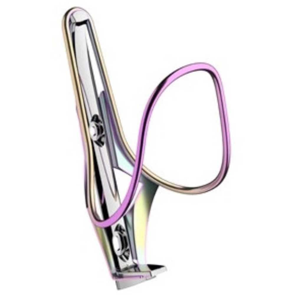 Elite Moro Side Bottle Cage Stainless Steel with Bling Chrome Plate Durable Cycling Water Bottle Holder