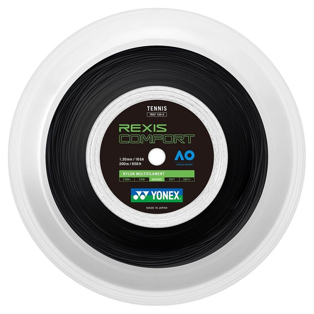 YONEX Rexis Comfort Tennis String Reel Black