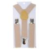 Bluelans Child Kids Girls Boys Suspenders Braces, Fashion Adjustable Clip on Y-Back Elastic Suspenders with Strong Metal Clips for Boys and Girls Beige view 1