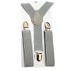 Bluelans Child Kids Girls Boys Suspenders Braces, Fashion Adjustable Clip on Y-Back Elastic Suspenders with Strong Metal Clips for Boys and Girls Light Grey view 1