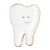 1PC/5PCS Dental Shape Brooch Cute Cartoon Enamel Tooth Badge Women Men Personality Style Doctor Dentist Uniform Brooch Pin Gift (Color : 5pcs) view 2