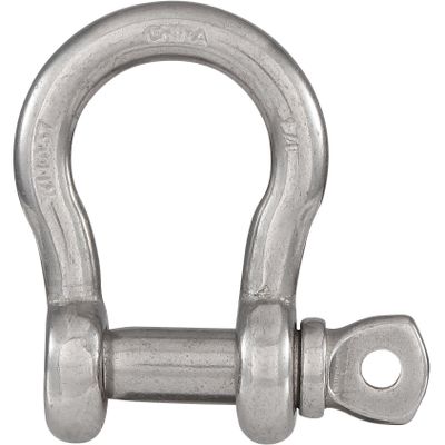 N100-278 1/4" SS Anchor Shackle - Quantity 1