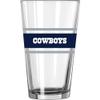 Logo Brands Dallas Cowboys 16oz. Stripe Pint Glass view 2