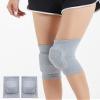 SUJAYU Knee Pads for Women, Dance Knee Pads Wrestling Knee Pads Basketball Knee Pads Volleyball Knee Pads for Women, Knee Protector Soft Knee Pads for Work (Grey, XS) view 1