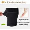 SUJAYU Knee Pads for Women, Dance Knee Pads Wrestling Knee Pads Basketball Knee Pads Volleyball Knee Pads for Women, Knee Protector Soft Knee Pads for Work (Grey, XS) view 4