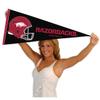 Arkansas Razorbacks Football Helmet Pennant Flag view 4