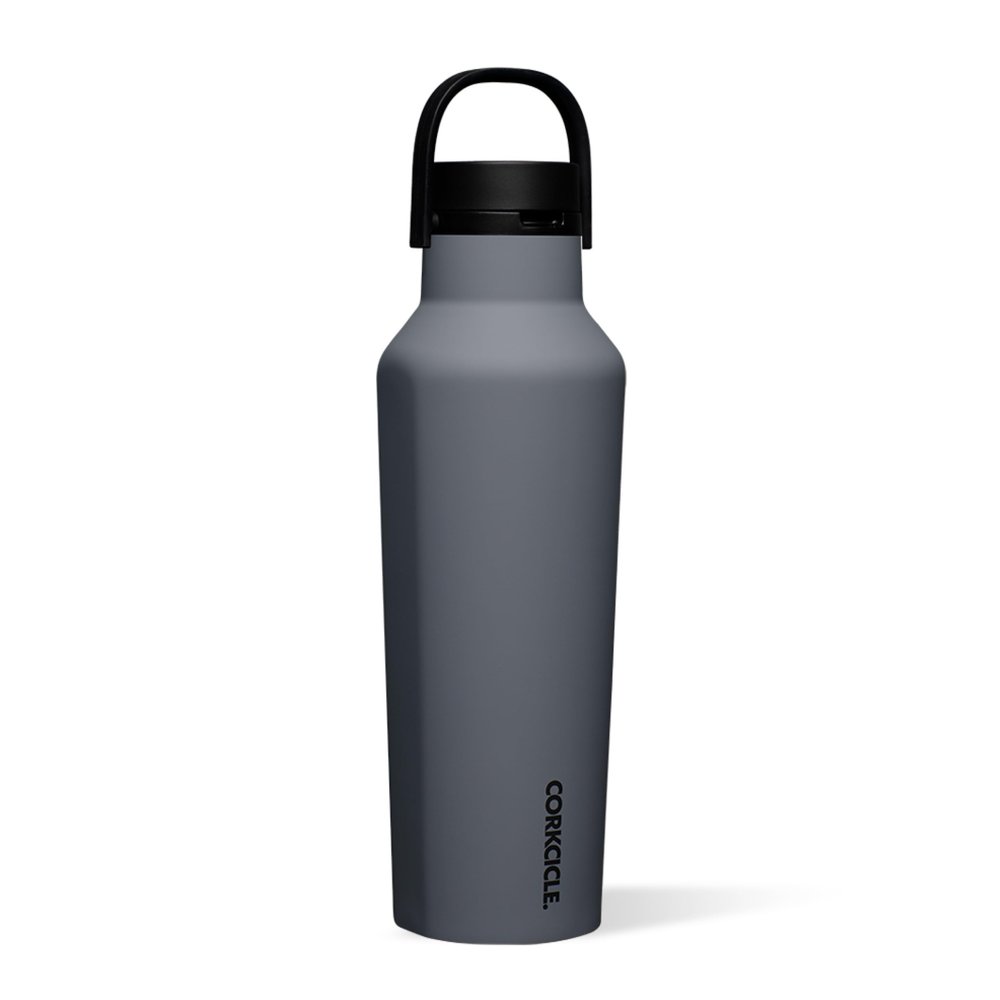 Corkcicle Sport Canteen - Keeps Drinks Cold 25 Hours - Stainless Steel Water Bottle - Triple-Insulated - Spill-Proof - Summer Drinkware Gift - Keeps Drinks Ice Cold - 20 oz - Hammerhead